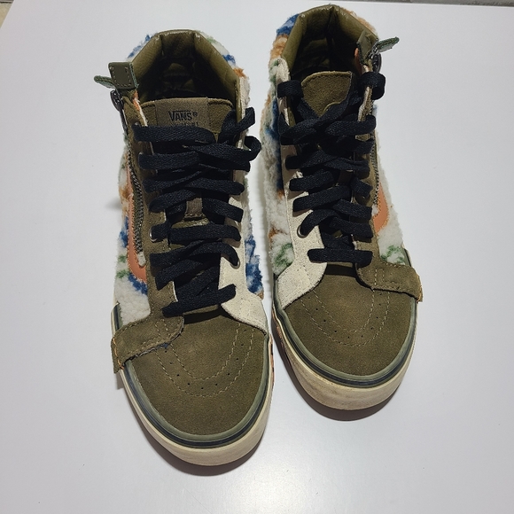 Vans Shoes Vans Sk8-Hi Reissue Mixed Textile Shoes Mens 6.0 Women's 7.5 - Picture 11 of 15